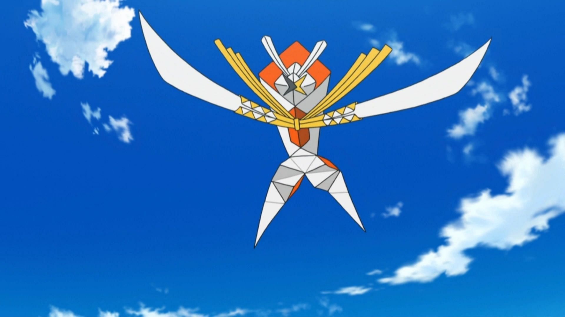 Kartana, as seen in the Pokemon anime (Image via The Pokemon Company)